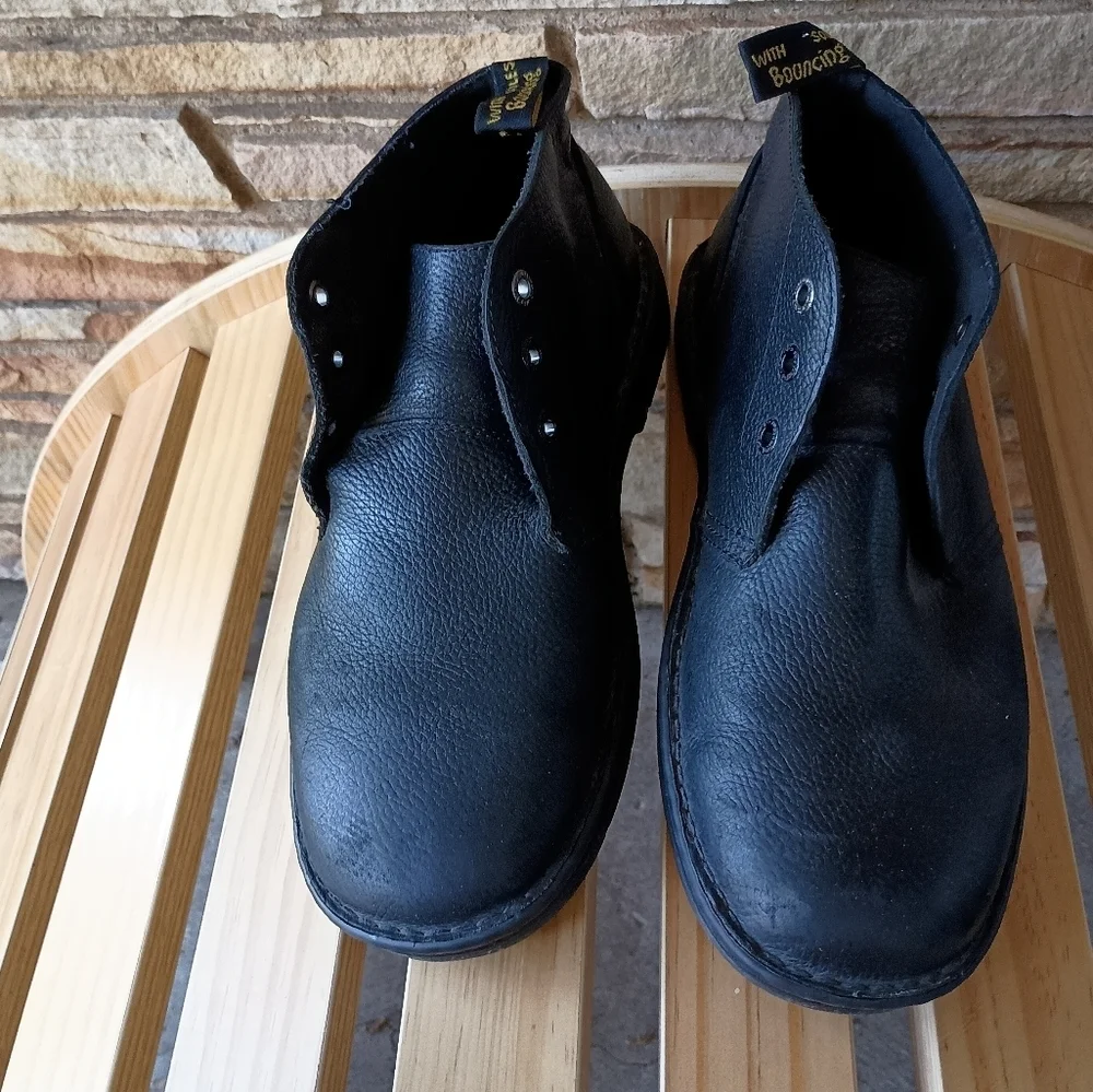 Dr Martens DM's Industrial Sussex Black Leather Chukka Boots Men's Size 13